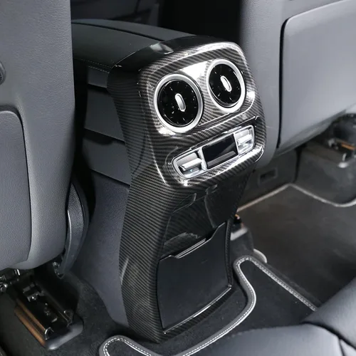 Vista 3 de TOYCIDFG Para Mercedes Benz Clase G W464 G63 G550 G500 G400 G350 2019 2020 Accesorios de coche ABS cromado trasero aire acondicionado cubierta