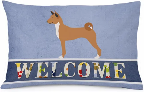 Vista 90 de Caroline's Treasures BB8334PILLOWCASE AIDI Atlas Mountain Dog - Funda de almohada estándar, color azul, ligera, súper suave, de fácil cuidado