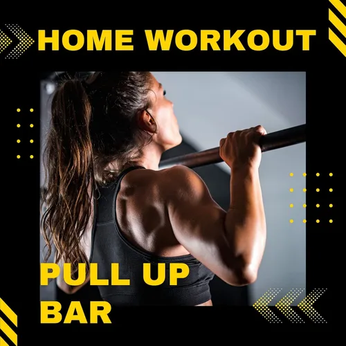 Vista 2 de DreamGYM Barra de dominadas para puerta - Barra de barbilla - Barra de apoyo oscilante