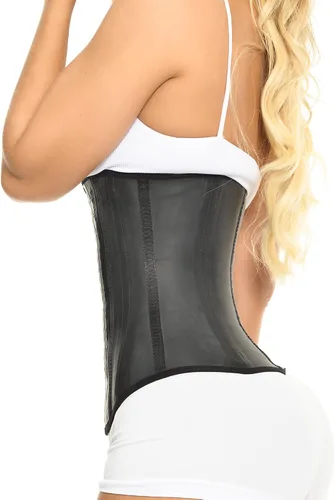 Vista 2 de BELLA MICHELL - Entrenador colombiano de cintura alta para mujer, faja moldeadora para control de abdomen, faja de cintura y moldeador de cuerpo