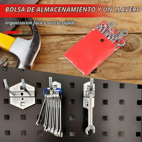 Vista 6 de SPEEDWOX Juego de llaves pequeñas de 4 mm-11 mm y 5/32 "-7/16" juego