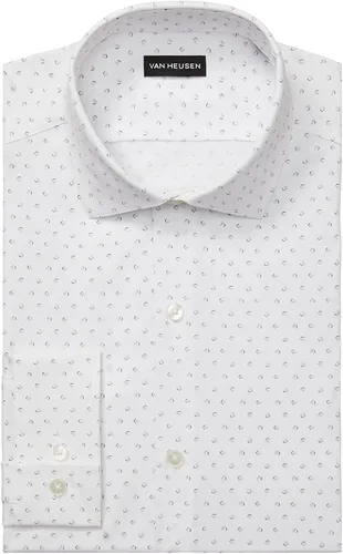 Vista 11 de Van Heusen Traveler Stretch para hombre Blanco