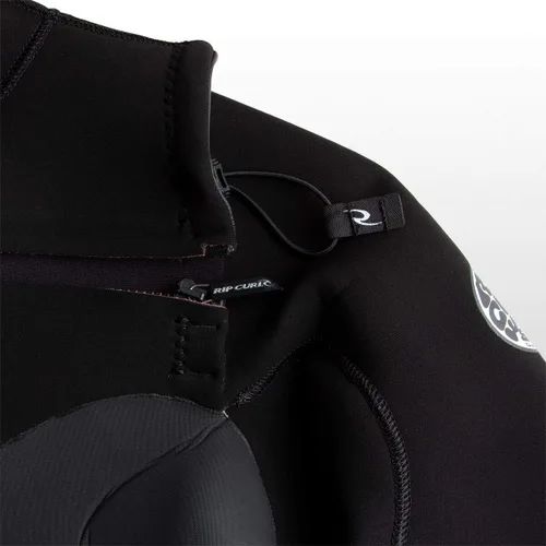 Vista 3 de Rip Curl Flashbomb - Traje de neopreno con cremallera en el pecho (3/2 GB, color negro, 8)