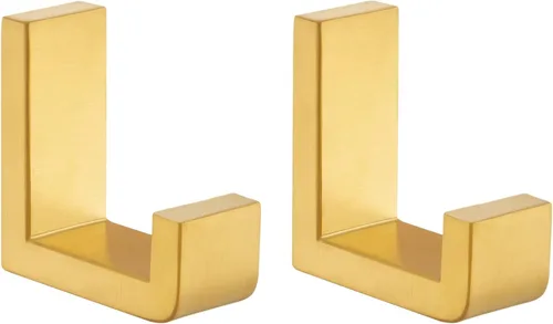 Vista 14 de Gancho Simple de Ángulo para Toalla de Baño, Gancho de Pared para Abrigatos de Ducha de Acero Inoxidable SUS 304, Perchero para Bata de Baño, Dorado