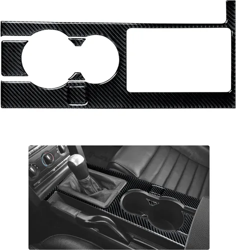 Vista 13 de Adhesivo de cubierta para panel de control del aire acondicionado del automóvil para Ford Mustang GT Shelby 2005 2006 2007 2008 2009 Accesorios