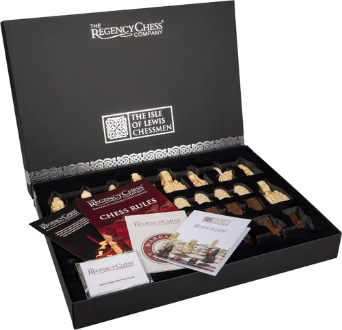 Vista 5 de The Isle of Lewis Chessmen - Juego de ajedrez oficial de Lewis Regency - 4 edición Queen