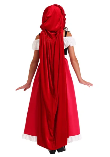 Vista 8 de Disfraz Deluxe de Caperucita Roja para Niñas Multicolor