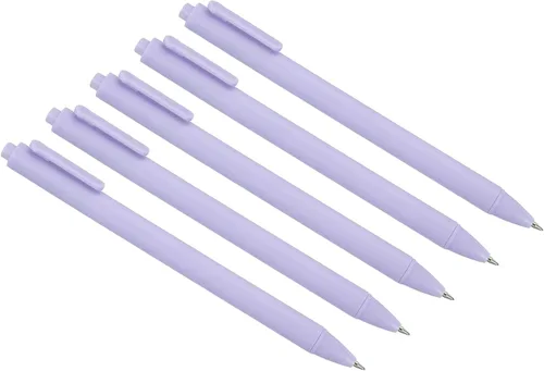 Vista 8 de PATIKIL Bolígrafos de gel negro, 20 unidades, punta fina, bola de rodillo de 0.020 in, bolígrafos de tinta de gel de 5.709 in, estilo de prensa