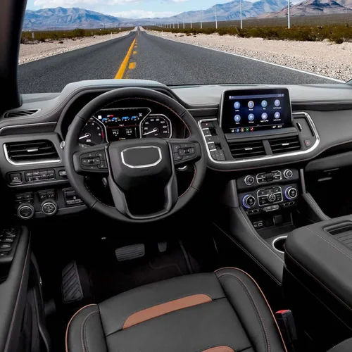 Vista 5 de Para cubierta de perilla Silverado 2019+, consola central botón de volumen de radio, anillo de moldura del aire acondicionado (AC) para Chevy