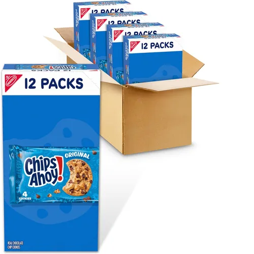 Vista 36 de CHIPS AHOY! Chewy Minis - Galletas con chispas de chocolate, paquetes de 12-3 onzas