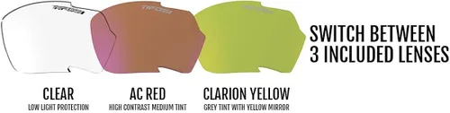 Vista 2 de Tifosi Kilo - Lentes de sol deportivos para hombres y mujeres ideales para ciclismo grava carrera de carretera y montaña senderismo correr