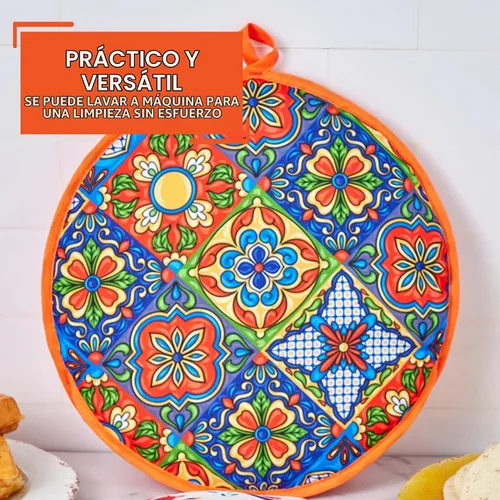 Vista 5 de IMUSA Calentador de tortilla de tela de 12 pulgadas, apto para microondas