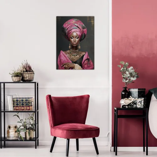 Vista 148 de Arte de pared afroamericano, decoración de rey y reina bailarín negro para sala de estar, arte de pareja de amor negro para dormitorio, lienzo