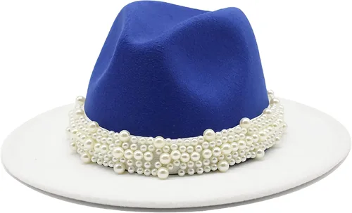 Vista 18 de Sombreros de fieltro de Panamá, sombrero de vestir clásico de ala ancha