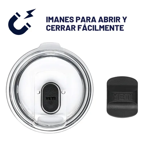 Vista 5 de Yeti Rambler - Vaso de 20 onzas, acero inoxidable, aislado al vacío con tapa MagSlider
