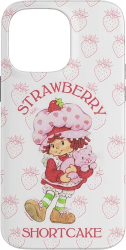 Vista 7 de iPhone 14 Strawberry Shortcake Cutie - Funda con diseño de fresas vintage