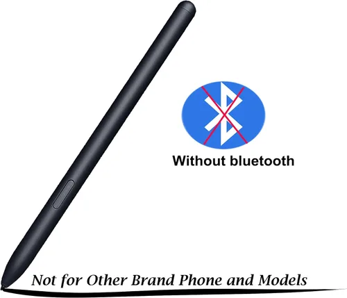 Vista 3 de Tab S7, S7+ Pen Puntero de repuesto para Samsung Galaxy Tab S7, Tab S7+ Plus, S8, S8+, S8 Ultra S Pen Stylus (sin Bluetooth) + puntas/puntas (negro)