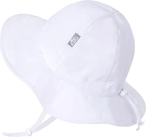 Vista 45 de JAN & JUL Sombrero de sol de algodón UPF 50+ con ala ancha para niñas pequeñas