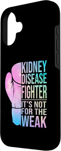 Vista 2 de iPhone 16 Kidney Disease Fighter Kidney Disease Awareness Case