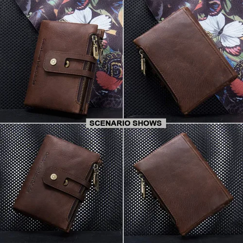 Vista 6 de Cartera para hombre, Café (Coffee1), Classic