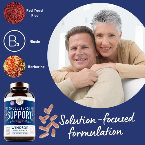 Vista 3 de WINDSOR BOTANICALS Suplementos de apoyo para el colesterol y probióticos dentales para el aliento fresco