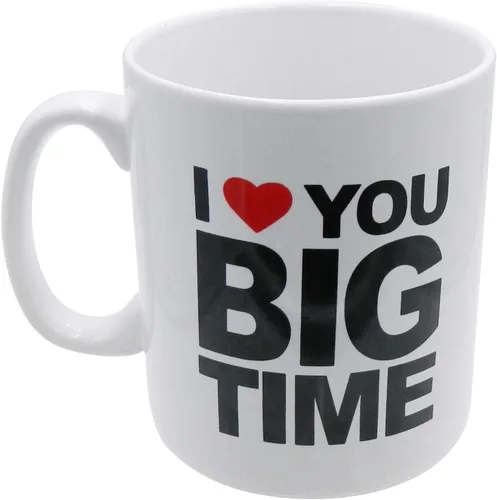 Vista 6 de Rockin Taza de café extragrande con texto en inglés "I Love You", taza gigante de 28 onzas para bebidas grandes con asa, regalo novedoso y alto