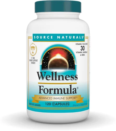 Vista 12 de Source Naturals Wellness Formula- 60 Cápsulas