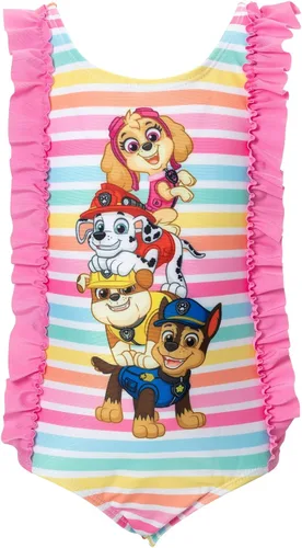 Vista 3 de Paw Patrol Marshall Chase Skye - Traje de baño de una pieza para niñas y niños pequeños