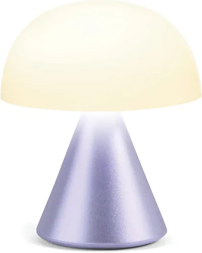 Vista 11 de Lexon Mina - Lámpara de Hongo Pequeña – Luz LED Portátil de Mesita de Noche para Dormitorios, Niños y Guardería – Recargable con 12h de Autonomía
