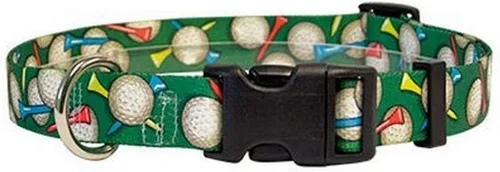 Vista 10 de Collar para perro de pelotas de golf, tamaño gato de 8 a 12 pulgadas de largo, fabricado en los Estados Unidos Golf Balls