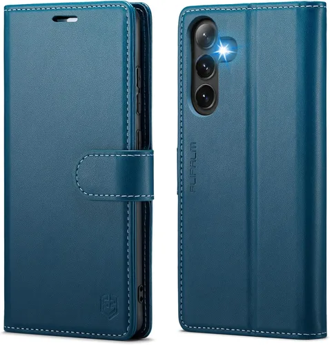 Vista 12 de FLIPALM - Funda tipo cartera para Samsung Galaxy A26 5G, color negro Titular de la tarjeta, bloqueo RFID, cuero PU Folio Flip, Kickstand, cubierta