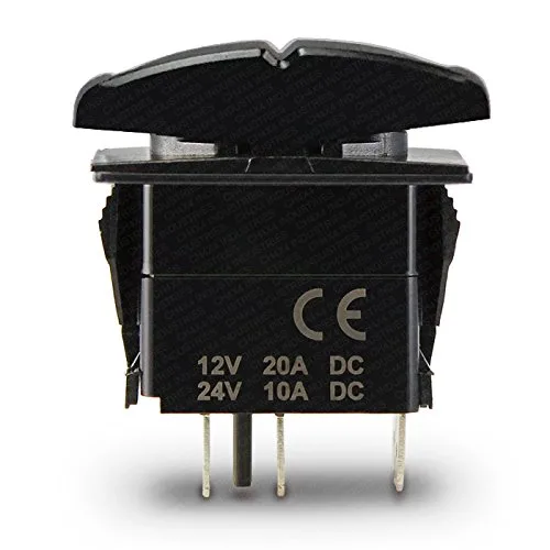 Vista 3 de CH4 X 4 Rocker Switch V2 Aire Compresor Símbolo, Rojo