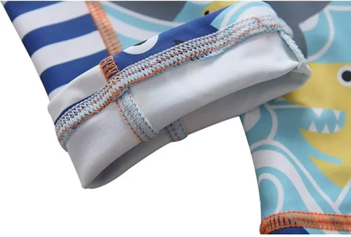 Vista 5 de Traje de baño de una pieza con cremallera y gorro para bebés y niños pequeños