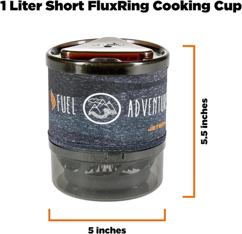 Vista 4 de Jetboil MiniMo - Sistema de cocina para estufa de camping y mochileros con control de calor ajustable