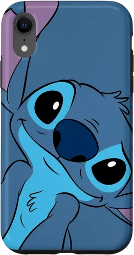 Vista 29 de Disney Lilo y Stitch Linda Carátula de Stitch en Color Gris Pizarra para iPhone 17