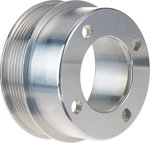 Vista 4 de BBK 1553 Kit de polea de tracción inferior para Ford Mustang 5.0L - Kit de aluminio mecanizado CNC ligero de 3 piezas