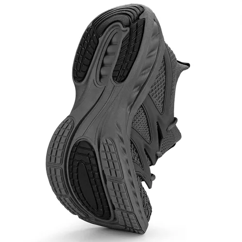 Vista 5 de Pujcs Zapatos antideslizantes para hombre, para caminar, trotar, entrenamiento, fitness, ligeros, transpirables, para gimnasio, atletismo, tenis