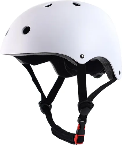 Vista 19 de Casco de bicicleta para niños pequeños, 2 tamaños ajustables, para niños y niñas, multideporte, ajustable, para scooter, bicicleta, monopatín