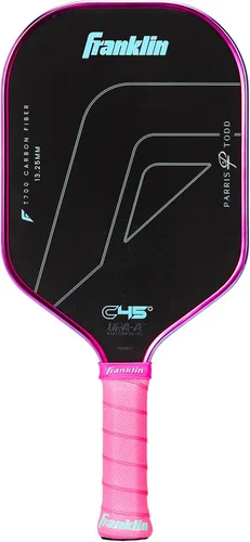 Vista 22 de Franklin Sports Paletas profesionales de Pickleball – Serie de fibra de carbono C45 - Aprobadas oficialmente por USAP + UPA – Diseño para jugadores