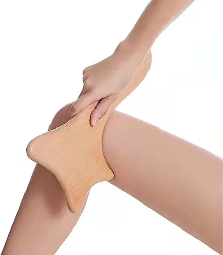 Vista 6 de Masajeador de drenaje linfático de madera, herramienta de masaje de terapia de madera, herramienta de masaje anticelulitis para espalda, brazos