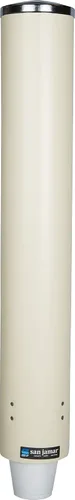 Vista 6 de San Jamar, Dispensador de polietileno para espuma de tazas, C4210PFSD, Blanco, 1, 1