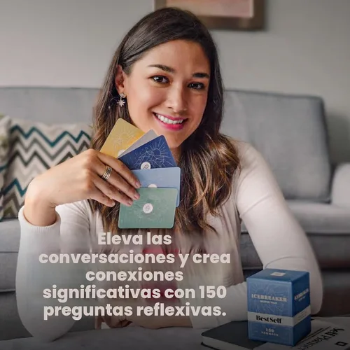 Vista 6 de BestSelf Deeper Talk Deck – 170 Conversation Starter Cards, 6 Categories