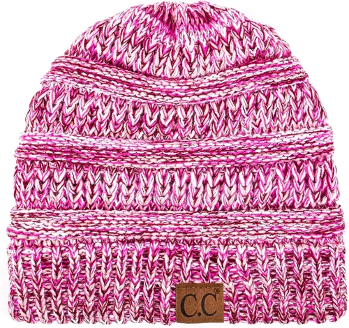 Vista 408 de C.C Trendy Warm Chunky Soft Stretch Cable Knit Beanie