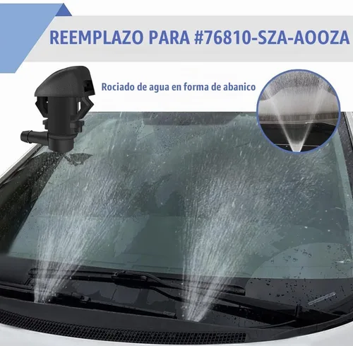 Vista 5 de Kit de boquillas de limpiaparabrisas delantero, chorro con conectores, accesorios de montaje de boquilla de parabrisas de automóvil para Honda Pilot