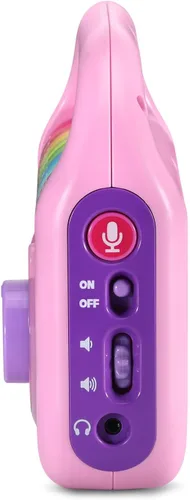 Vista 5 de LeapFrog Let's Record! Reproductor de música, Rosa