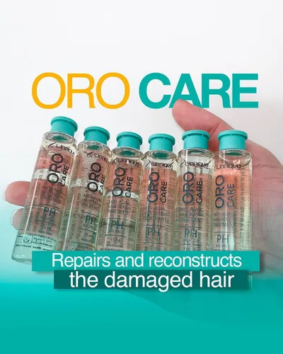Vista 2 de UNNIQUE Oro Care - Ampollas para el cuidado del cabello postratamiento, extensor de tratamiento de queratina y tu seguro de queratina para bloquear