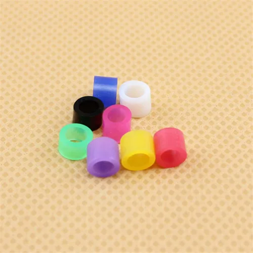 Vista 4 de Healifty 320 anillos de código de silicona, marcadores codificados por colores para identificación segura de instrumentos, 4.13 x 4.13 x 1.96