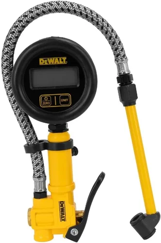 Vista 3 de DEWALT (DXCM024-0438) INFLADOR DIGITAL DE 2.5" CON MANGUERA TRENZADA DE ACERO DE 15