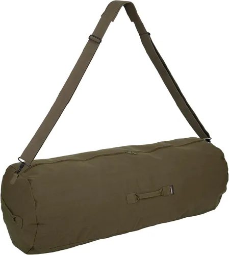 Vista 14 de STANSPORT - Bolsa de lona de lujo con cremallera para gimnasio, viajes y almacenamiento