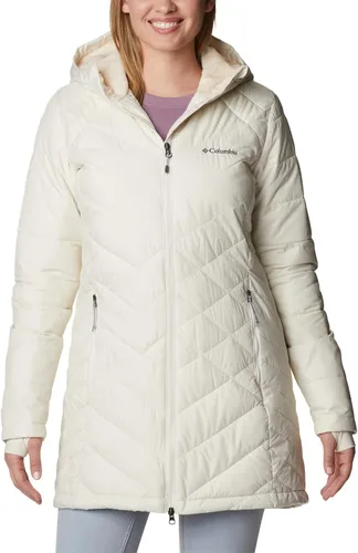 Vista 22 de Columbia Chaqueta larga con capucha Heavenly para mujer Verde (Stone Green)